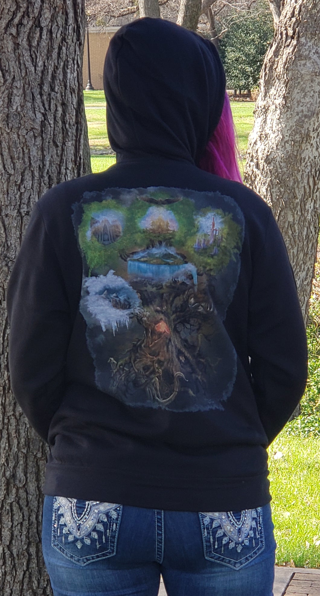 Yggdrasil Traditional Pull-over Hoodie